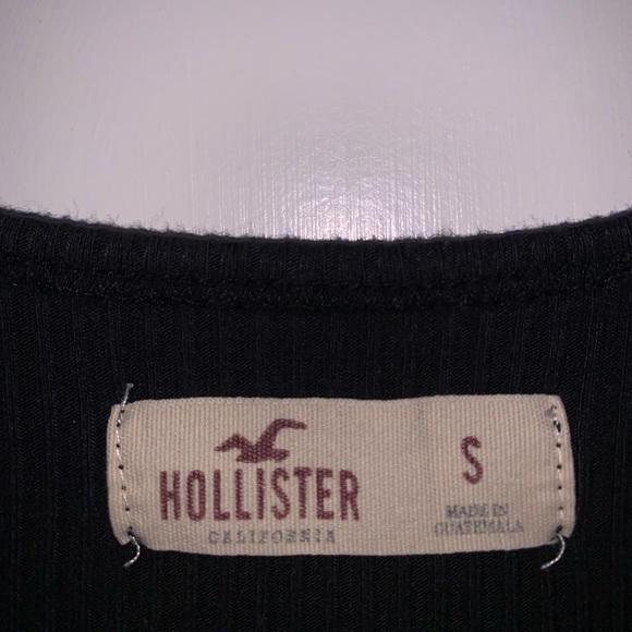 Navy Blue Ribbed Top - Picture 3 of 3